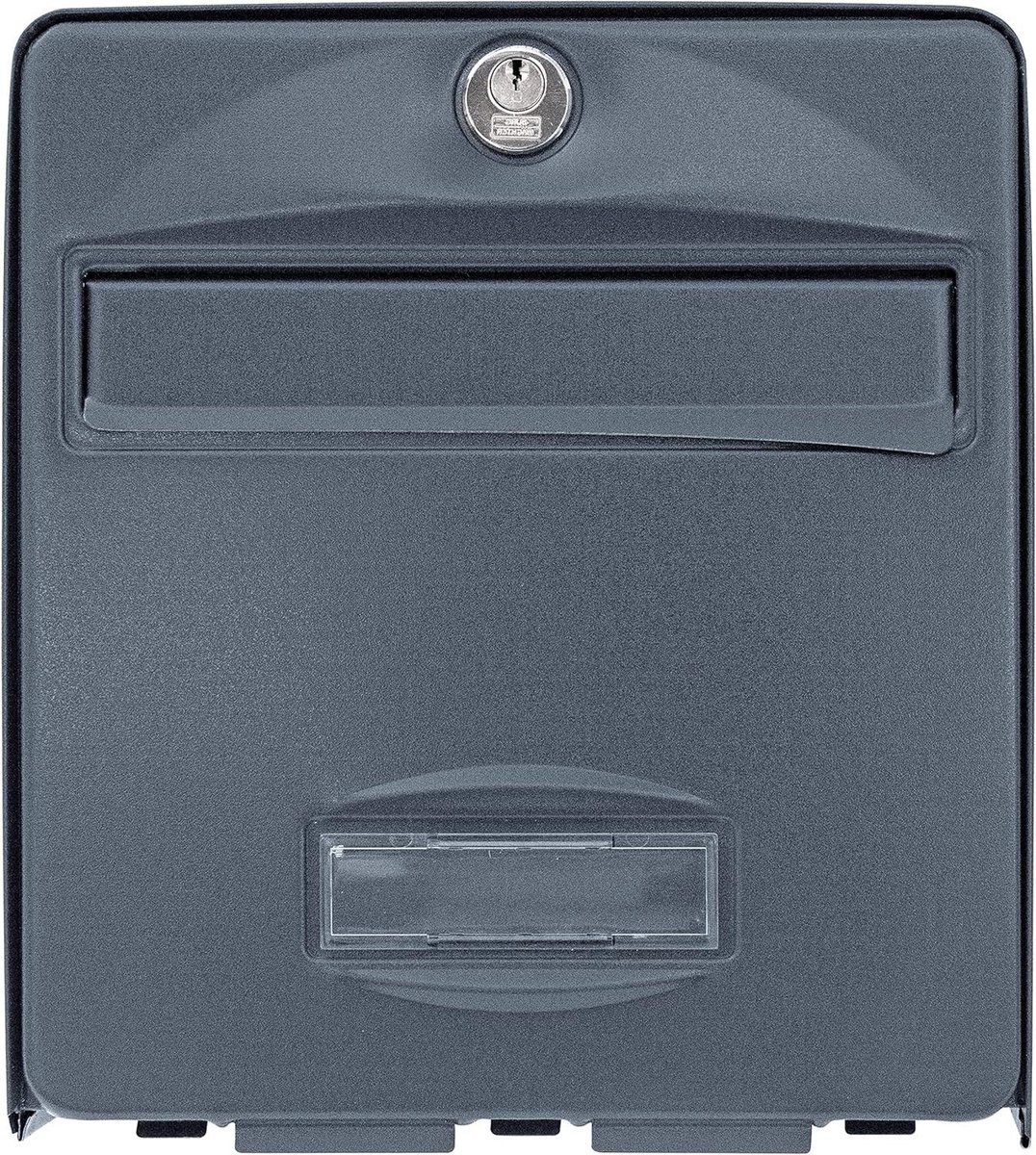 Brievenbus - Postbak - Post Ontvangen - Met stopfunctie - 31 x 28 x 15 cm - Antraciet