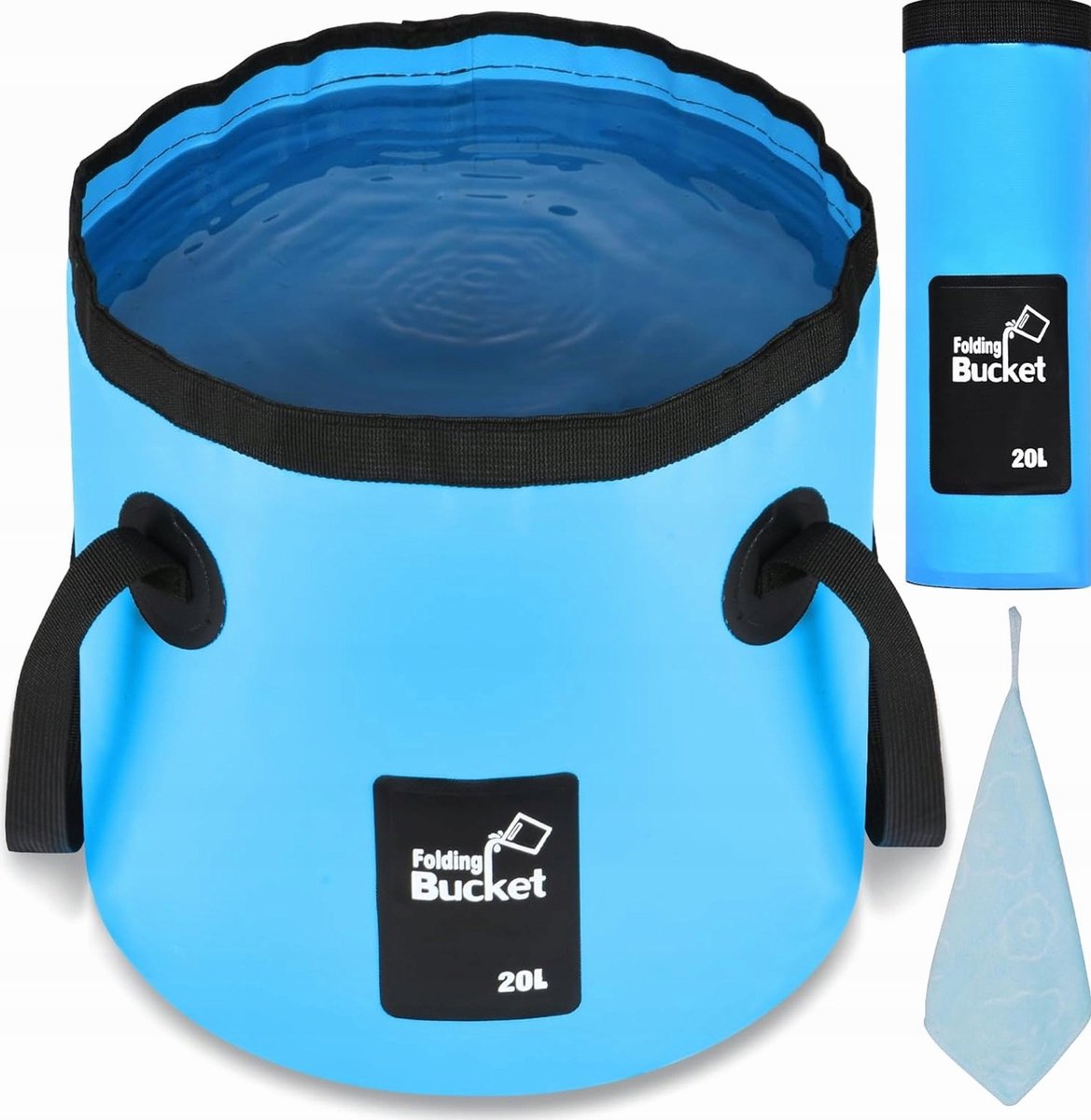 Opvouwbare emmer 20L - Camping, Reizen, Tuin