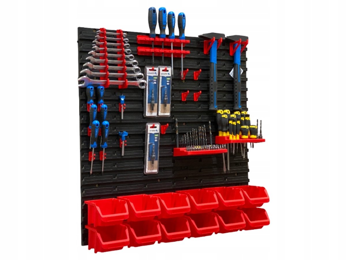 TABLICO Gereedschapsbord 77x78 cm met Organizers & Haken