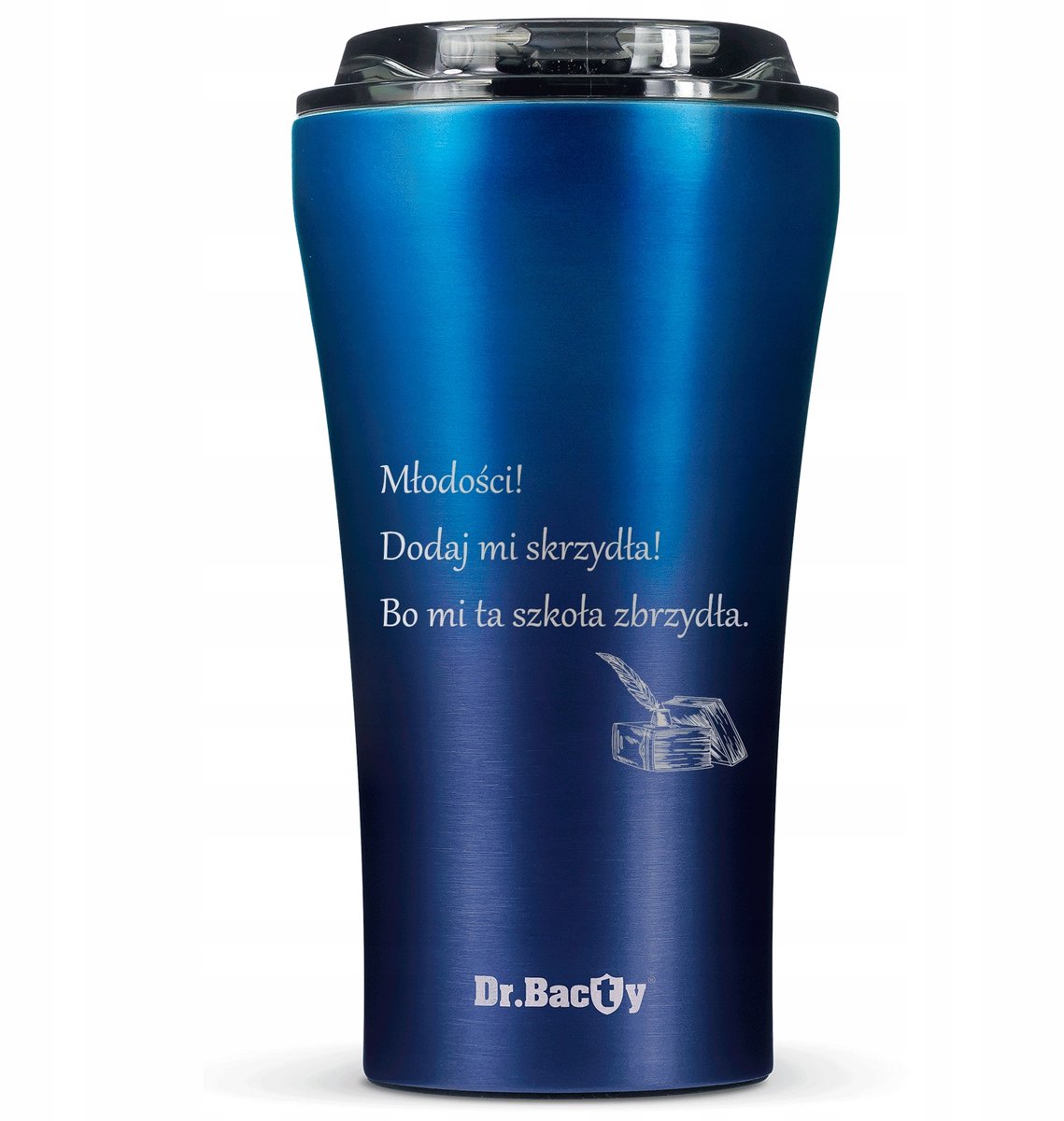 Dr.Bacty Apollo 2.0 Thermosbeker 360ml - Keramische Coating - Monaco Blauw