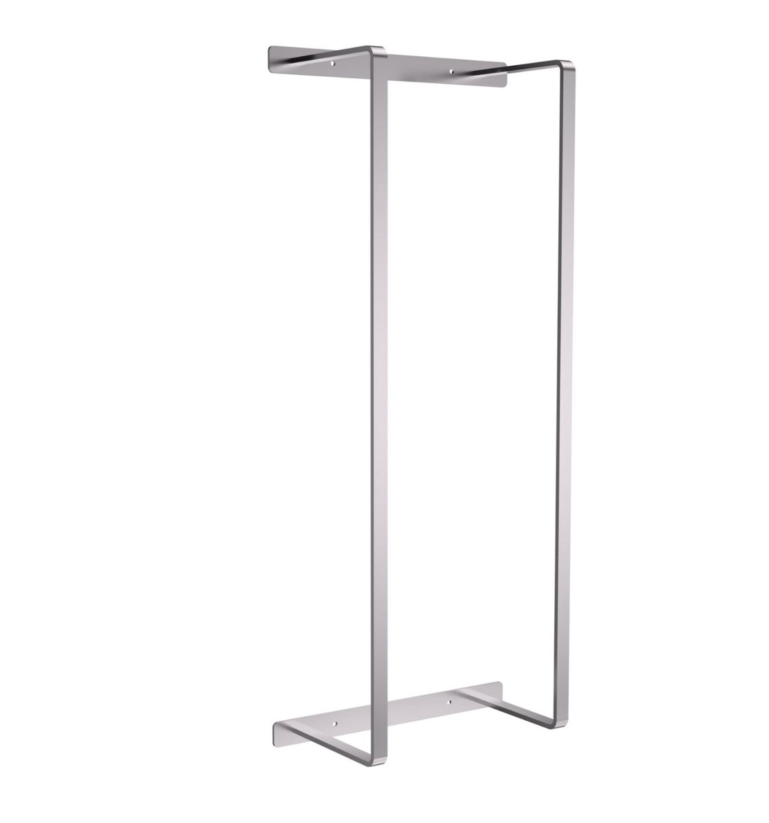 Handdoekrek – verticaal – 67×28×14 cm – geborsteld RVS