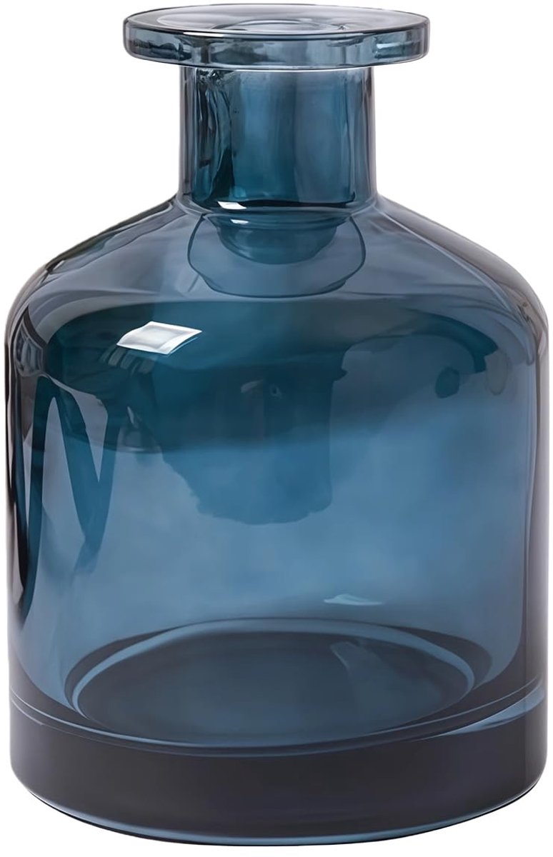 150ml/5oz Blauwe Lege Glas Diffuser Fles Aromatherapie Pot Container Geur Accessoires Gebruik voor DIY Vervanging Reed Diffuser Sticks Sets Essentiële Olieën Handwerk Decor