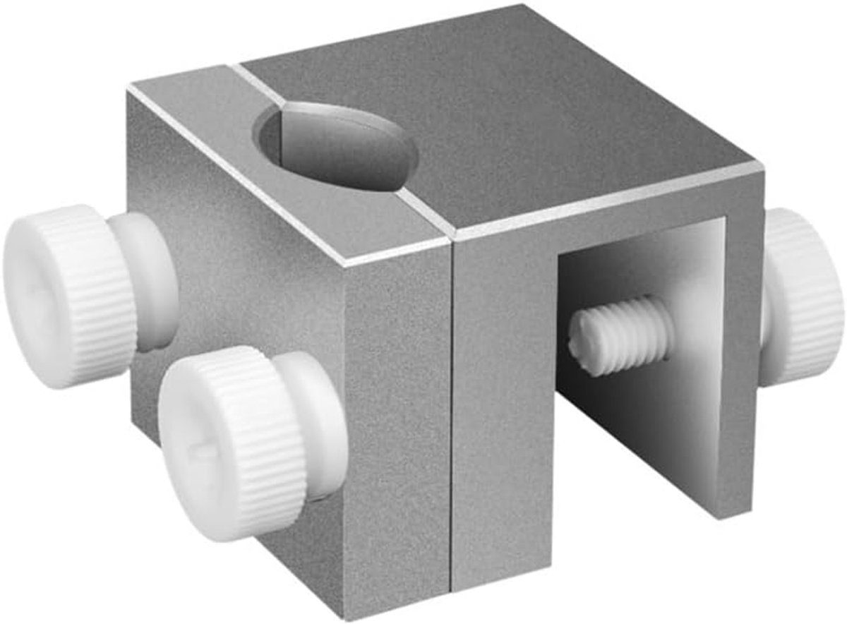 Aquarium buis armatuur houder - aluminium waterslang clip - bevestigingsschroeven - voor stabiele inlaatpijpen - SnelShoppen