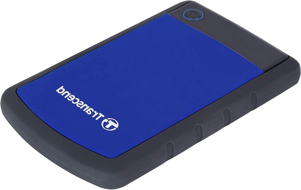 Externe Harde Schijf - Opslagapparaat - Bestanden Opslaan - Drievoudige Schokbescherming - 1 TB - Blauw