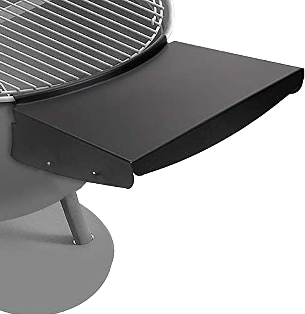 Grill-bijzettafel voor 57 cm houtskoolgrills - Vouwbaar - Vervangt zijplank - Handig voor extra werkruimte - SnelShoppen