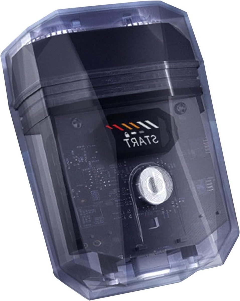 Reisscheerapparaat - Elektrisch scheerapparaat - Dagelijkse verzorging - Transparante behuizing - Compact formaat - Zwart