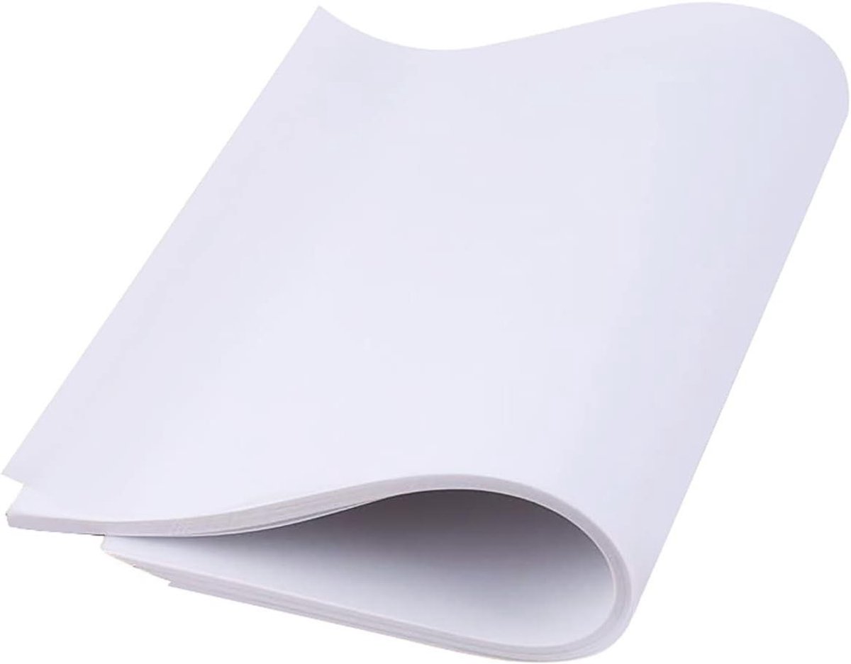 Calqueerpapier A4 - Overtrekpapier Doorschijnend - Tekenen en Kopiëren - Hoge Dichtheid Materiaal - 100 stuks - Doorschijnend
