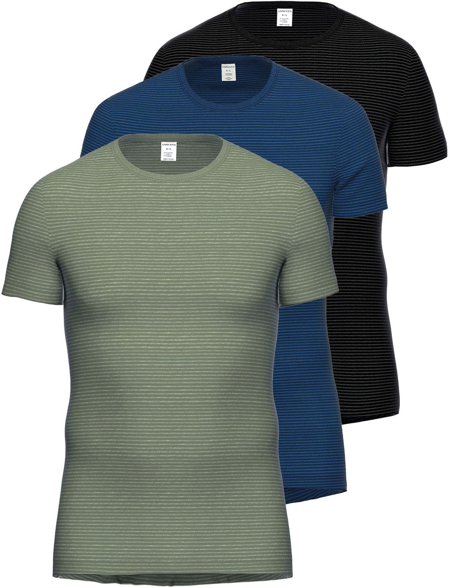 3-pack shirt 1/2 mouw Day Classic / Jeans fijne rib