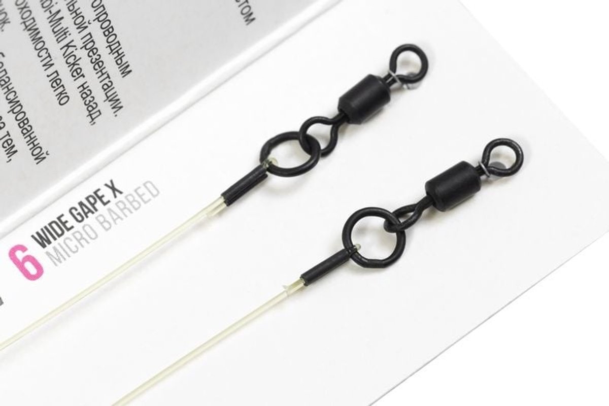 Korda Combi Multi Rig Wide Gape X Barbed - Maat : 4