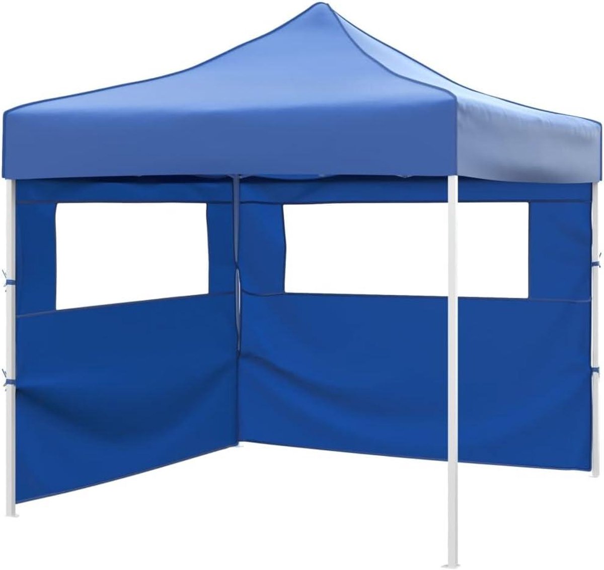 Pop-up Tent - Feesttent Tuin - Buitenactiviteiten Beschermen - Waterdicht PVC Dak - 3x3 Meter - Blauw
