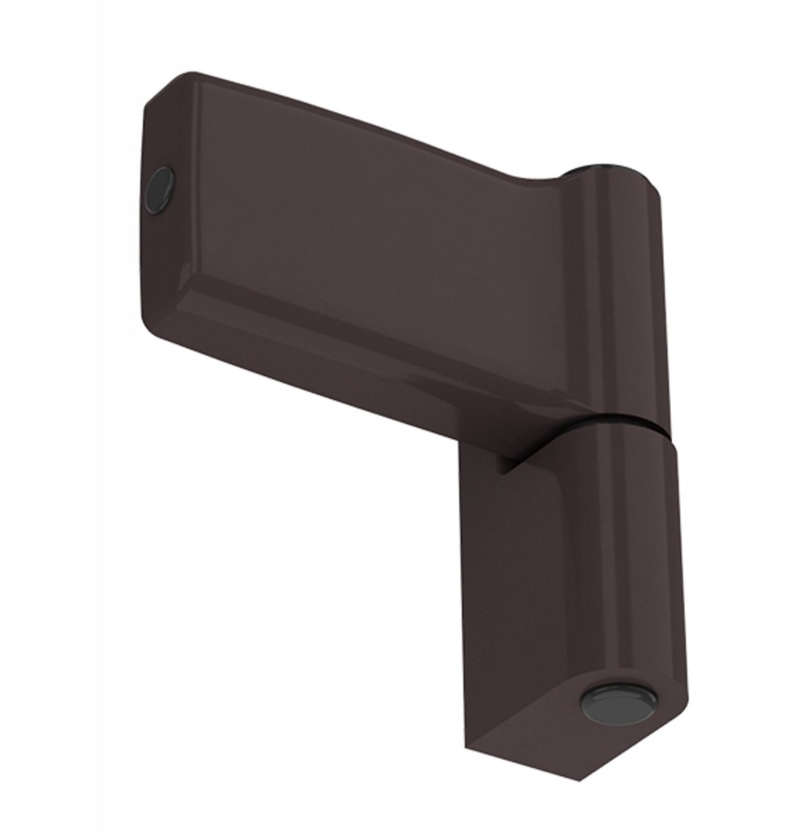 Jocker Deurscharnier voor PVC | 120 kg | 20,5 mm | RAL 8019 Bruin