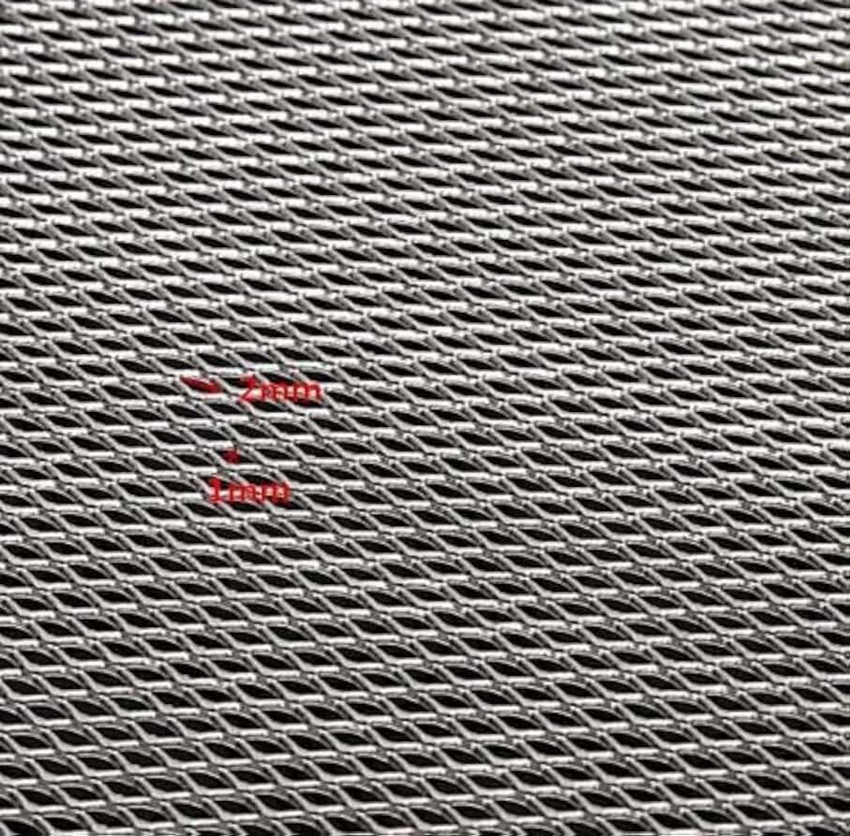 25 x 20 cm aluminium modelleerdraad mesh groenteplaat fine/medium/dik, 2 mm, 1