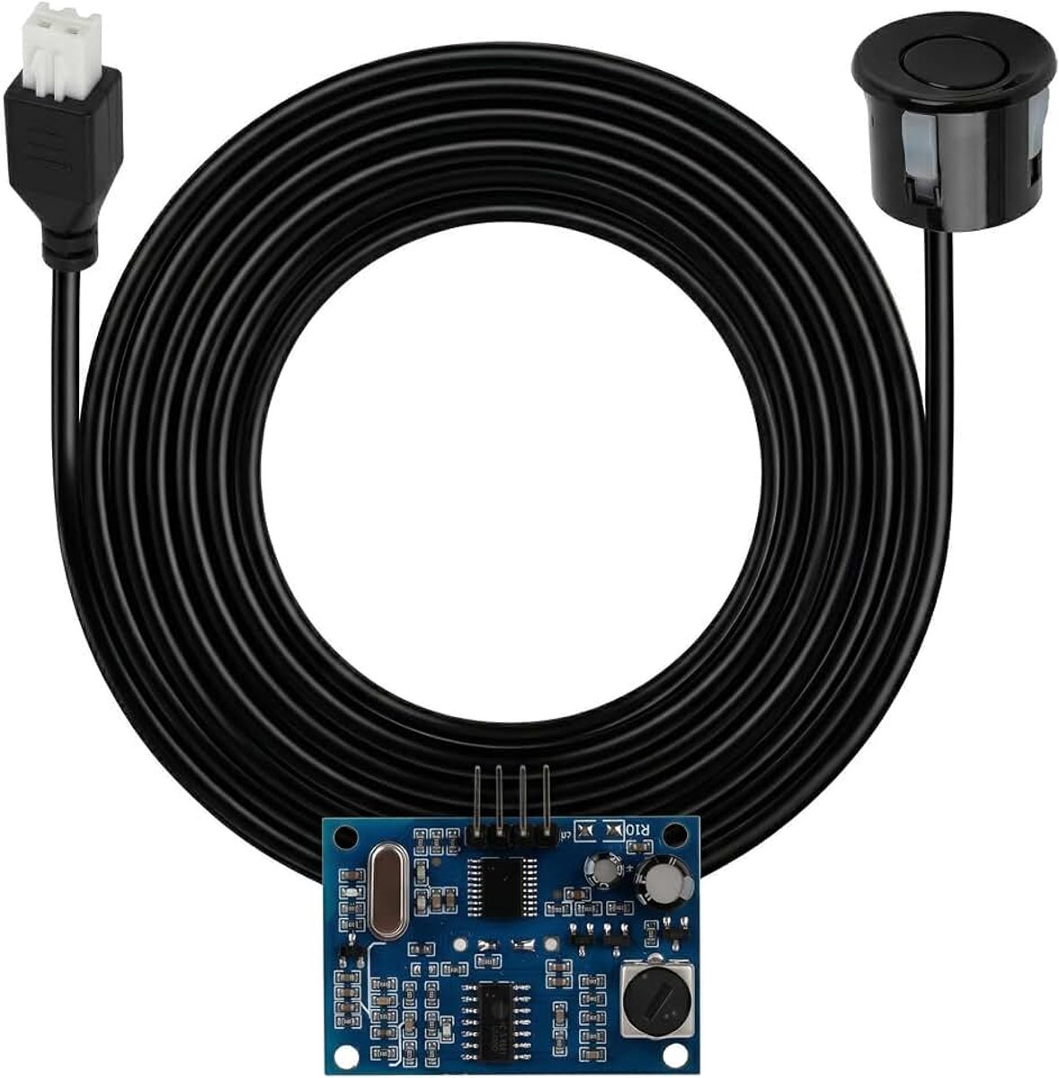 Ultrasone sensormodule 5 V, geïntegreerde ultrasone transducer JSN-SR04T voor telemetrie, waterdichte afstandssensor, hoge precisiemodule, compatibel met SR04-norm en Arduino-kaarten