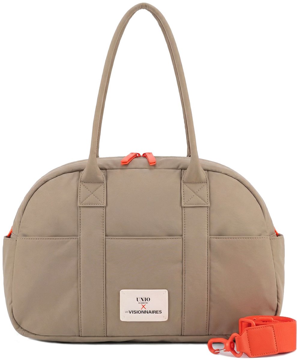 Unio Hamburg x Les Visionnaires handtas schoudertas Unio Bowling NY Toast Taupe