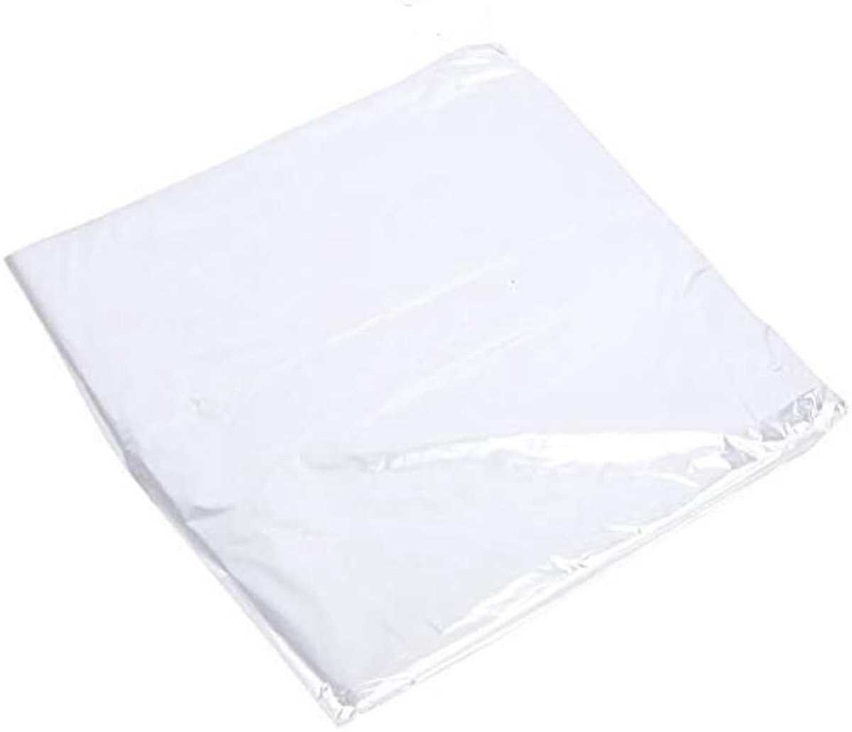 50 stuks transparante wegwerpstofzakken, kledingzakken met ophanggat, transparant, anti- voor het opbergen van kleding en chemische reinigingszakken