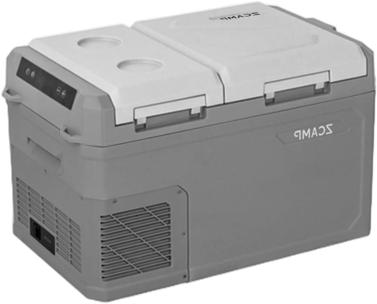 Compressor Koelbox - Vriesbox Elektrisch - Auto Kamperen - Dubbele Zone Regeling - 24 Liter - Zwart
