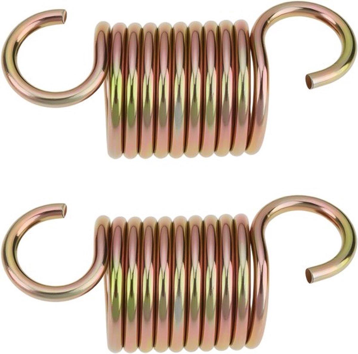 2X Veerafvalbak van Gegalvaniseerd Staal, Lengte 51mm, Diameter 20mm, Geschikt voor 30L Afvalbakken, Duurzaam en Betrouwbaar