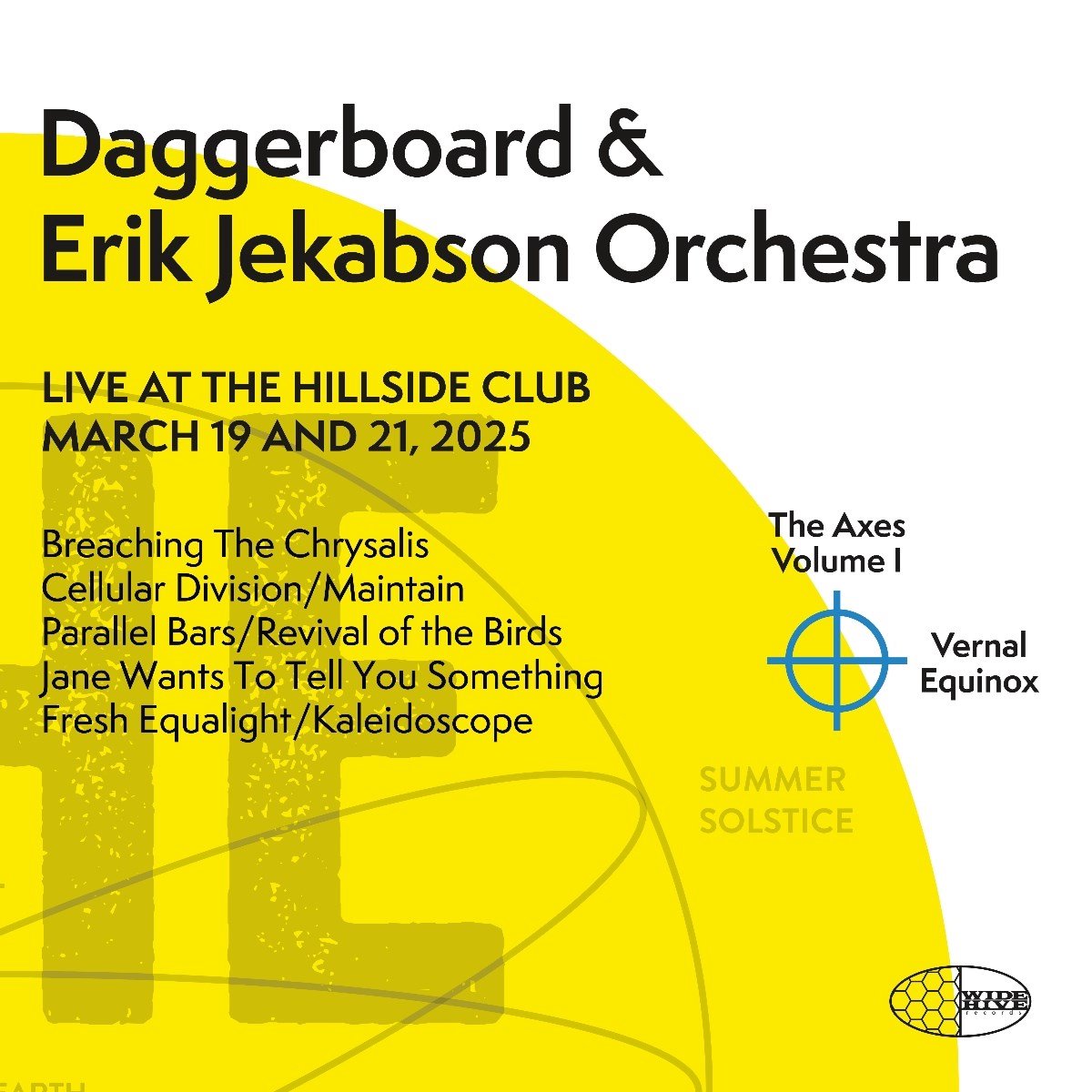 Daggerboard & Erik Jekabson Orchestra - The Axes Volume I: Vernal Equinox (LP)