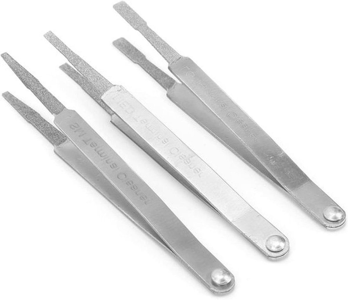 Terminalreinigingsset voor autoreparatie en elektrische connectoren - 3-delig metalen gereedschap met spade-pin reiniger