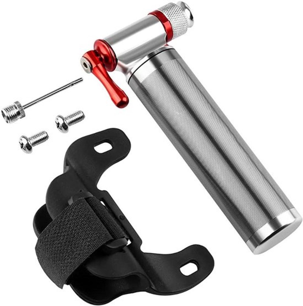 Draagbare Mini Fietspomp voor Weg-, Berg- en BMX-fietsen met CO2-inflator