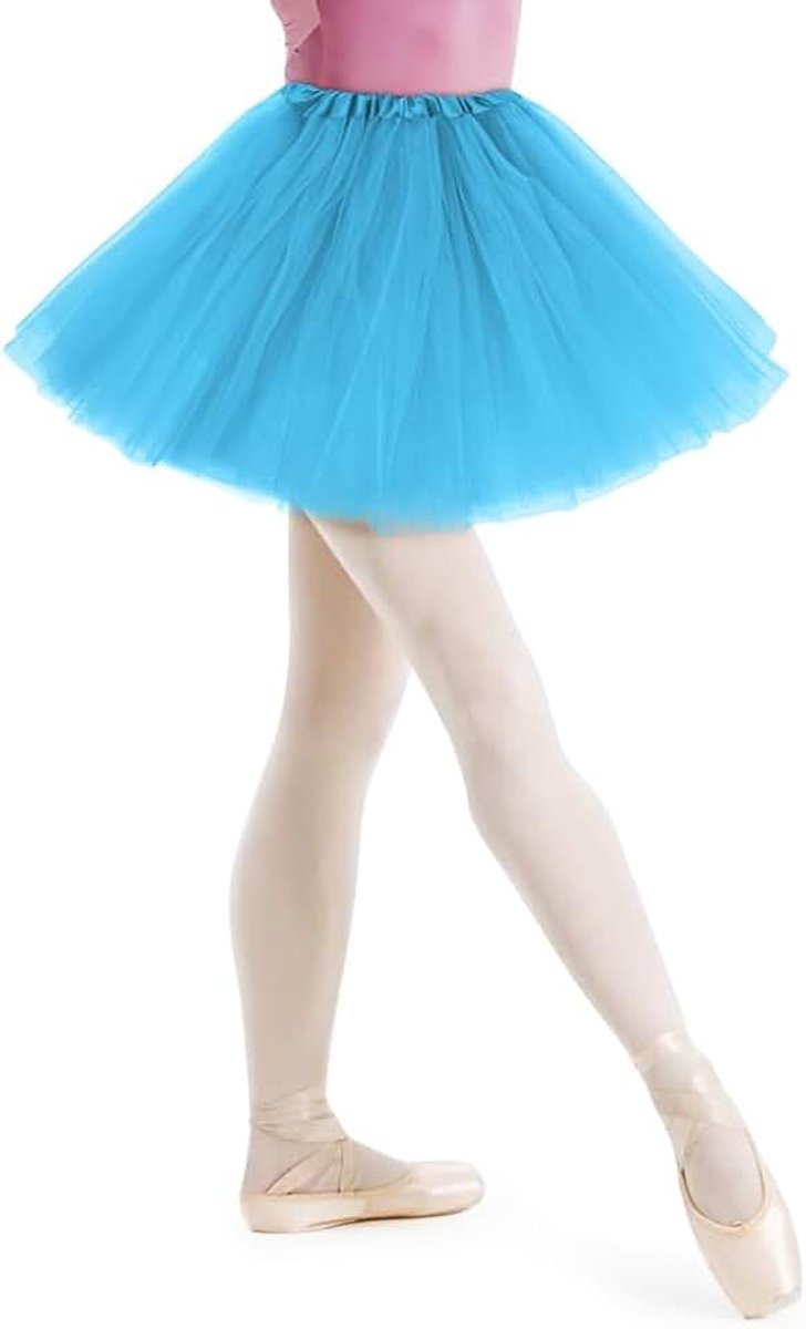 Klassieke Tutu Rok, Elastische 3-laagse Tule Rok, Ballet Tule Rok, Petticoat Onderrok voor Carnaval, Themafeest, Ballet, Dans, Verkleedkleding, Halloween Kostuum