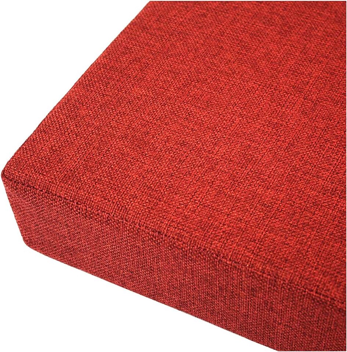Wangk Bank/Settee Kussen Effen Kleur Moderne Rechthoek Dikke Non-slip Zachte Bank Kussen Geschikt Voor Indoor Outdoor Patio-Crimson 150x35x5cm (59x14x2in)