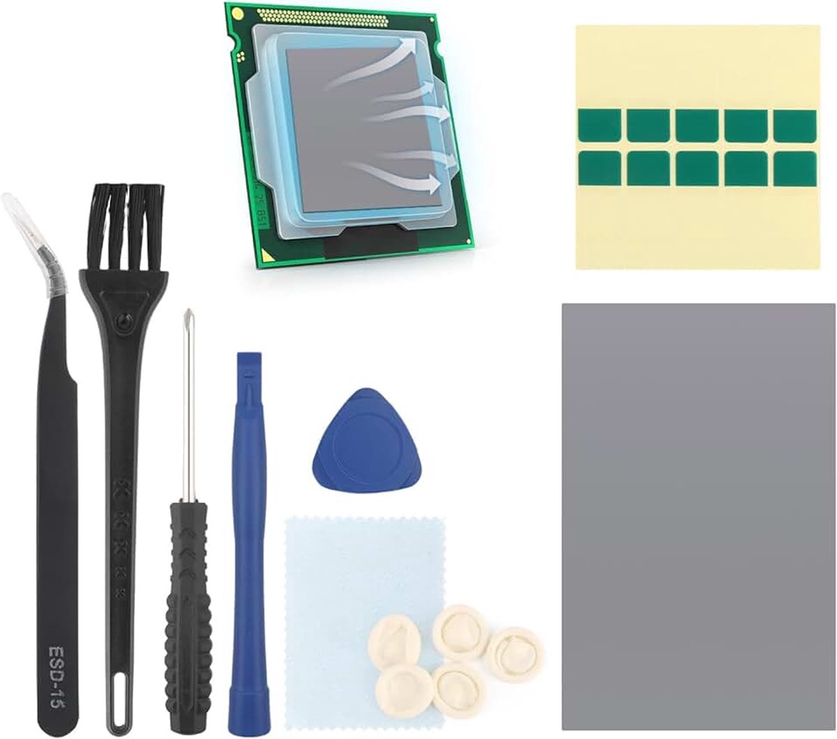 PTM7950 Thermische Pad voor PS5 CPU GPU SSD Faseverandering Thermische Pad voor Steam Deck CPU GPU SSD Hittebestendige Koeling Geleidende Pads Accessoires 40x80mm