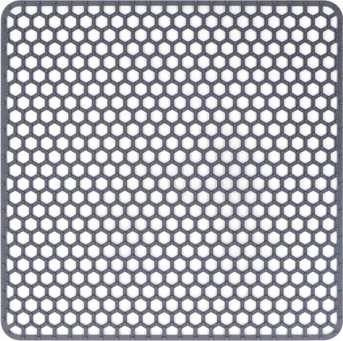 Beschermingsmat voor aanrecht - antislip rooster mat voor gootsteen - sneldrogende afwasmat voor spoelbakken - keuken accessoires voor huis - grijs.