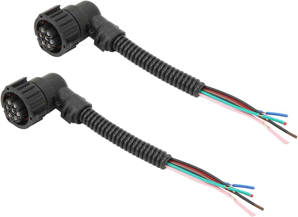 2 STUKS Auto Achterlicht Kabelboom Connector Achterlicht Loom Verka voor DAF, MAN,Relay 2006+,Ducato 250 2006+,Daily 2006+,Sprinter 2008+, Cabstar 2000-2013