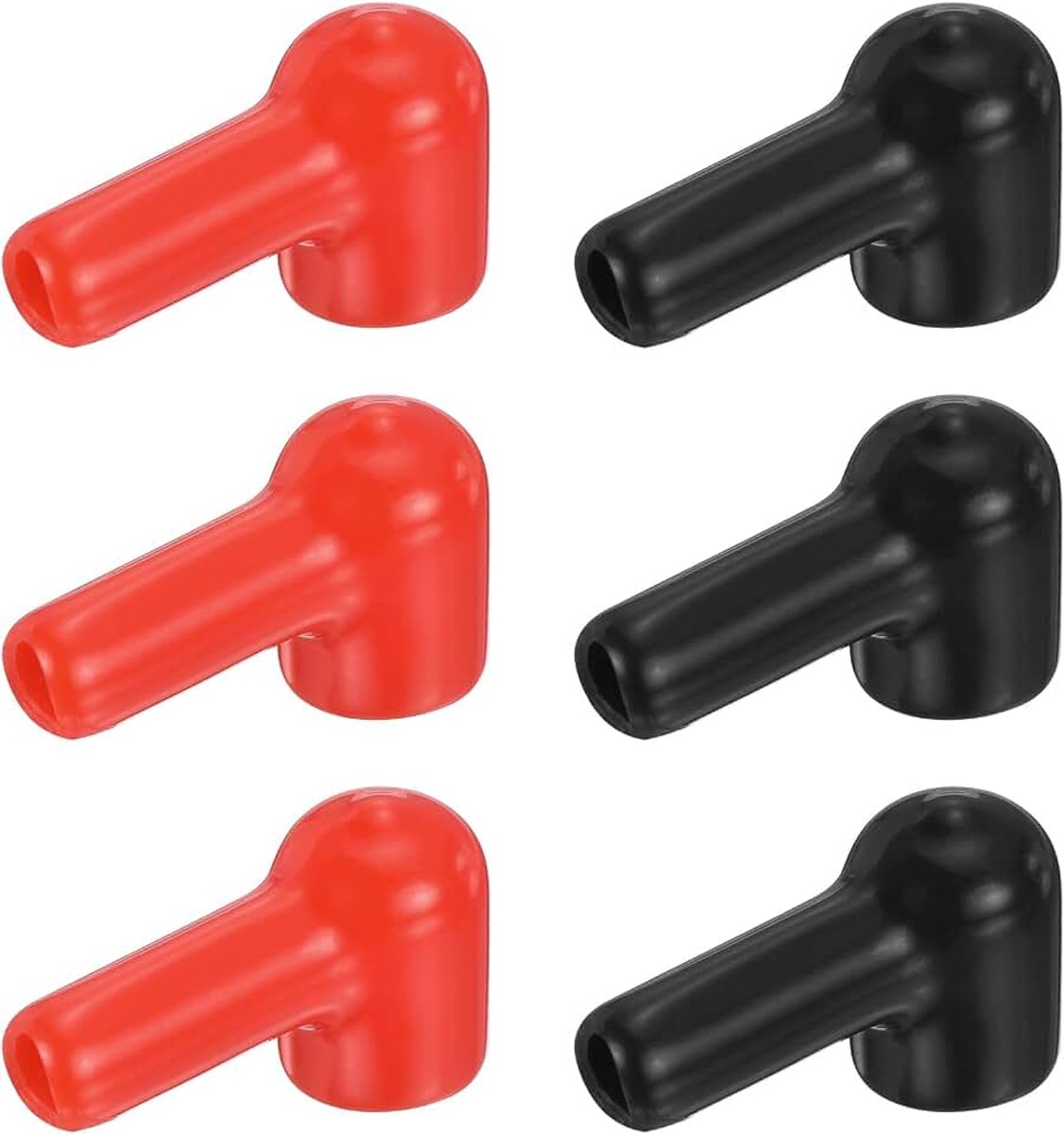 Accuklemafdekking, 6 stuks accuklembescherming vrachtwagen-accuklemafdekking, positieve negatieve paalstud-afdekkingen L6-11-32 mm, voor autoaccessoires, vrachtwagen, marineboot