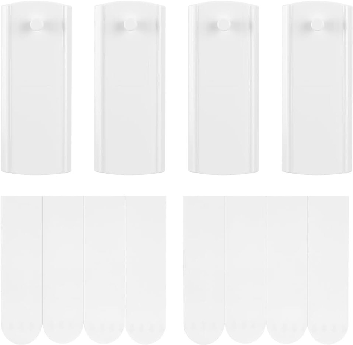 Universele Lijstenhanger, Schilderijhaken Zonder Spijkers, Verwijderbaar, 4 Schilderijhangers, 8 Verwijderbare Plakstrips, Schadevrije Schilderijhaken, Stevige Lijsten en Wanddecoraties