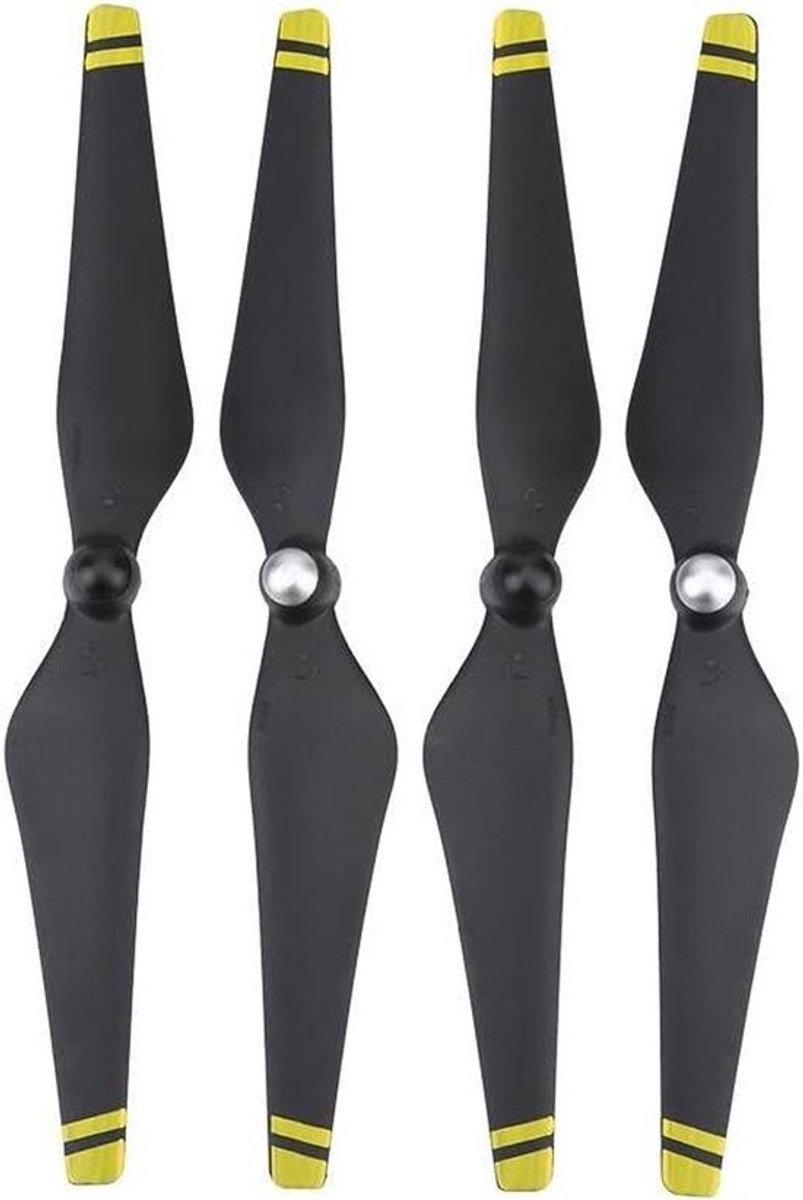 Duurzame propellers voor Drone Quadcopter - 2 paar - Accessoires - Gele rand