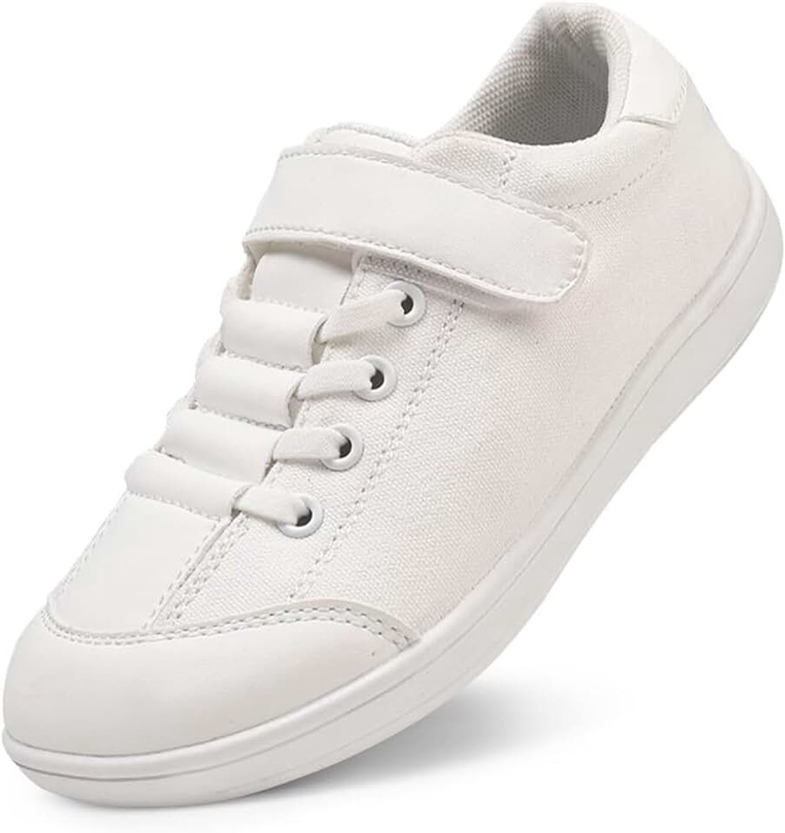 Blotevoetenschoenen voor kinderen, uniseks, blotevoetenschoenen voor jongens en meisjes, brede teenbox, minimalistisch, antislip, wandelschoenen, klittenbandsluiting, trailschoenen
