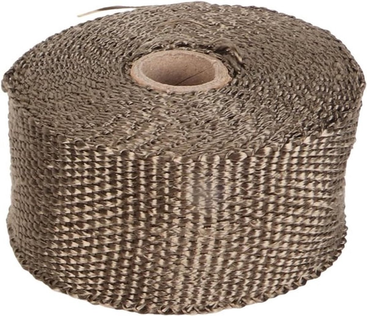 Hittebestendige Isolatietape voor Schoorsteen en Kachelpijp - Anti-verbranding Wrap met 2 Clips voor Motor en Verwarmingssystemen
