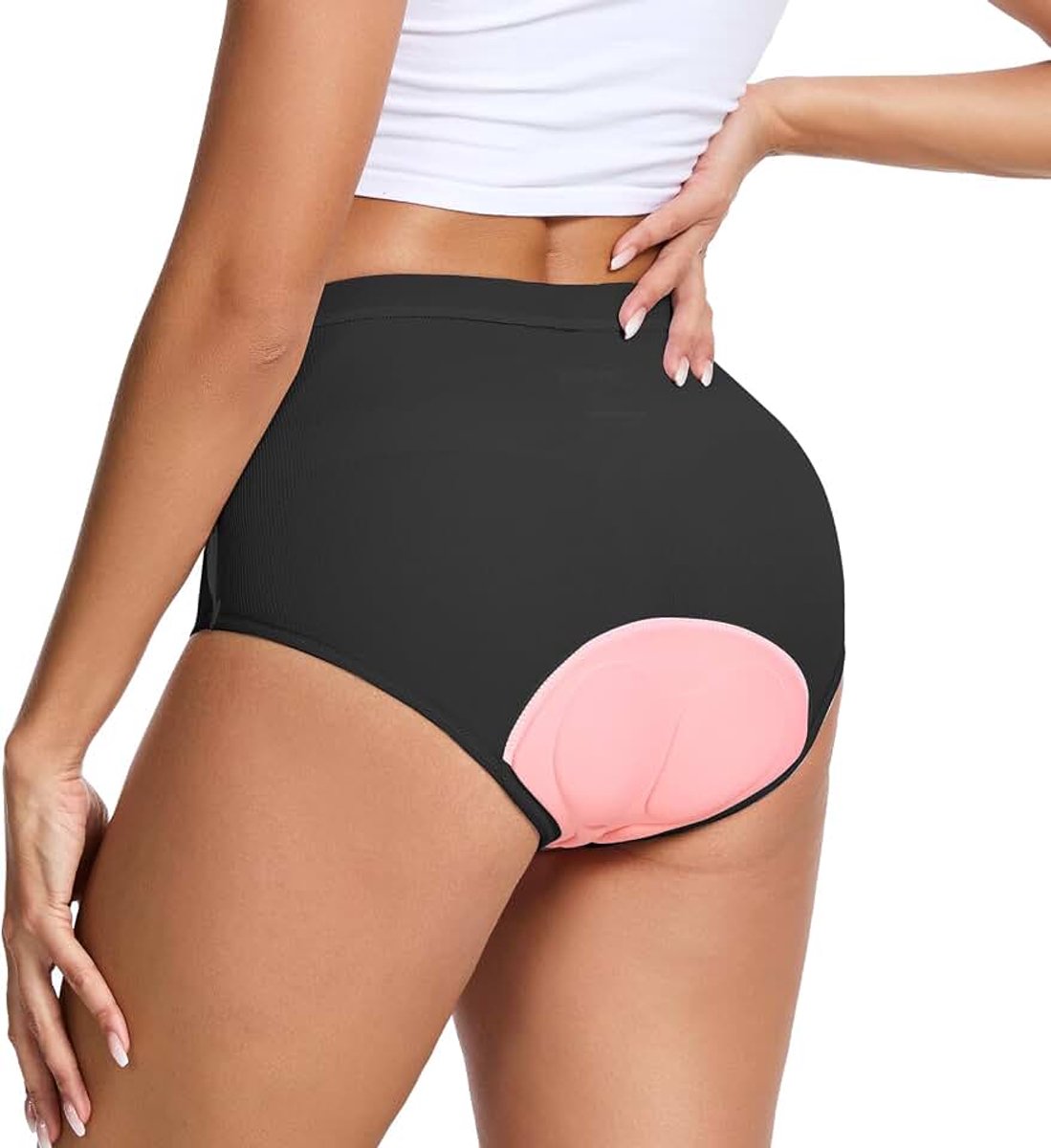Korte fietsbroek voor dames, met 4D-gelkussen, ademend, sneldrogend