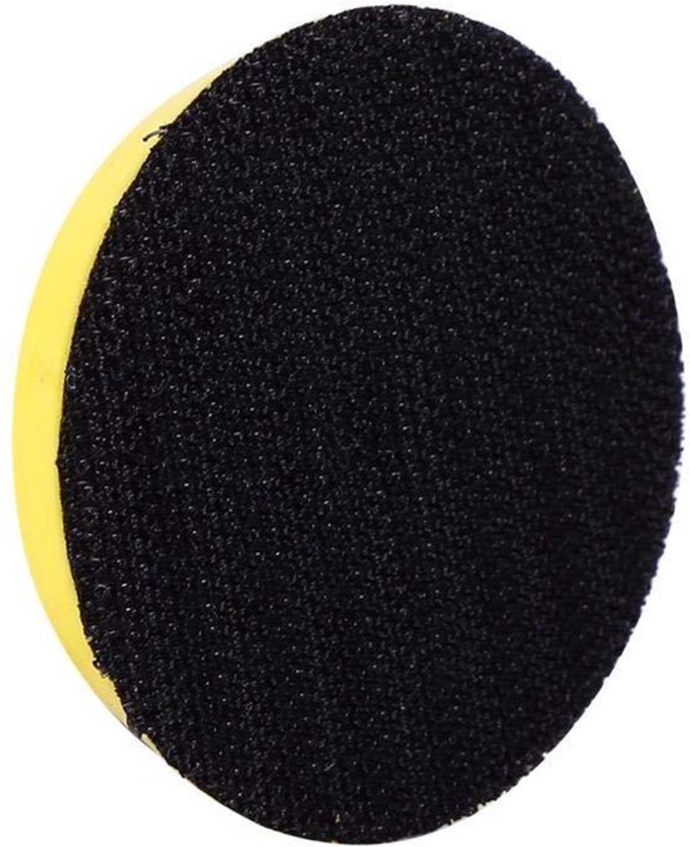 Poliersponsenset voor luchtschuurmachine auto polijsten - 16 stuks - 50 mm - Klett - Polierscheiben - Polierpad - M6x1