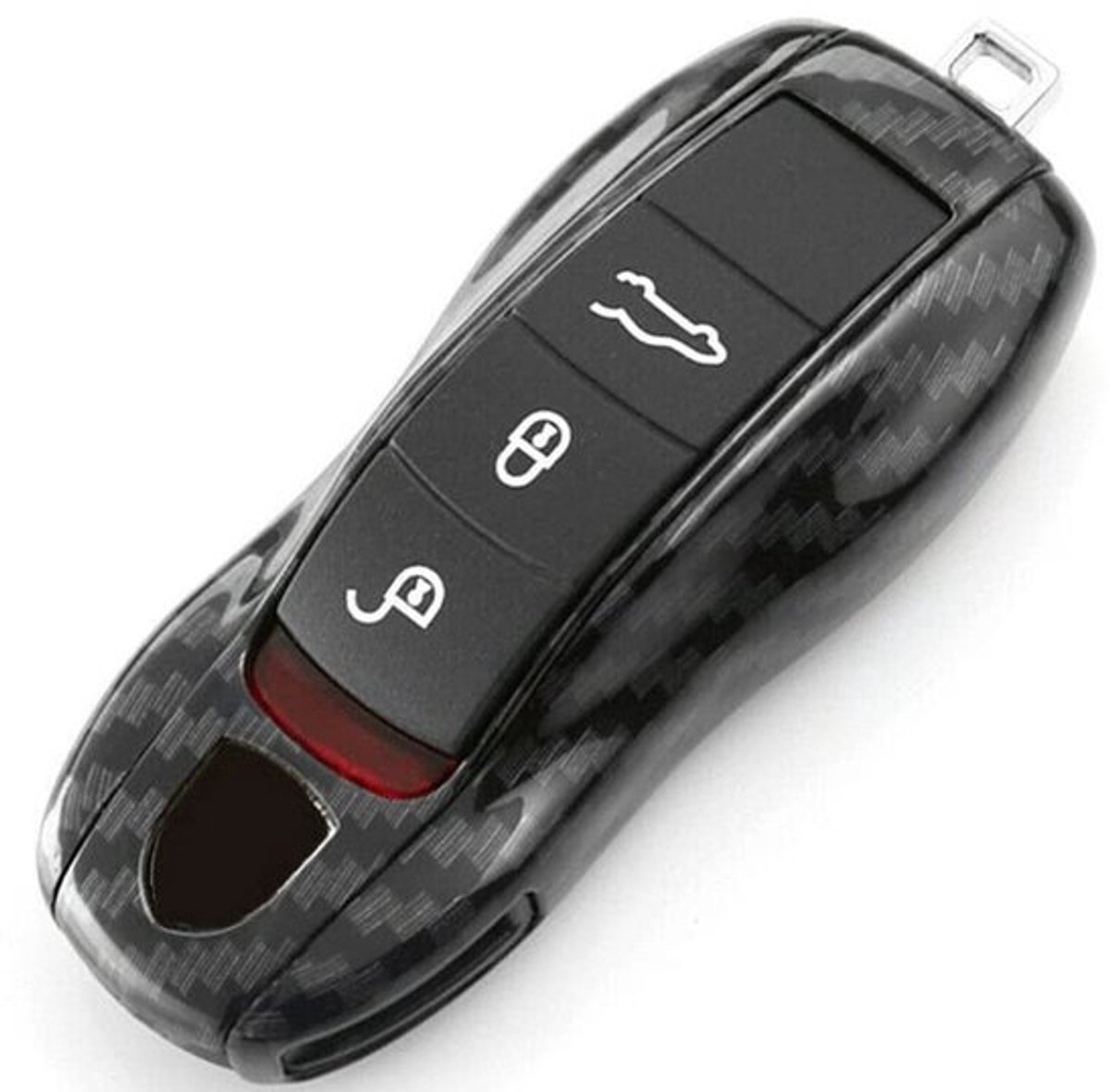 - Draadloze sleutelafdekking - Bescherming voor autosleutel - Compact en lichtgewicht - Koolstofvezel stijl - Geschikt voor diverse autosle...