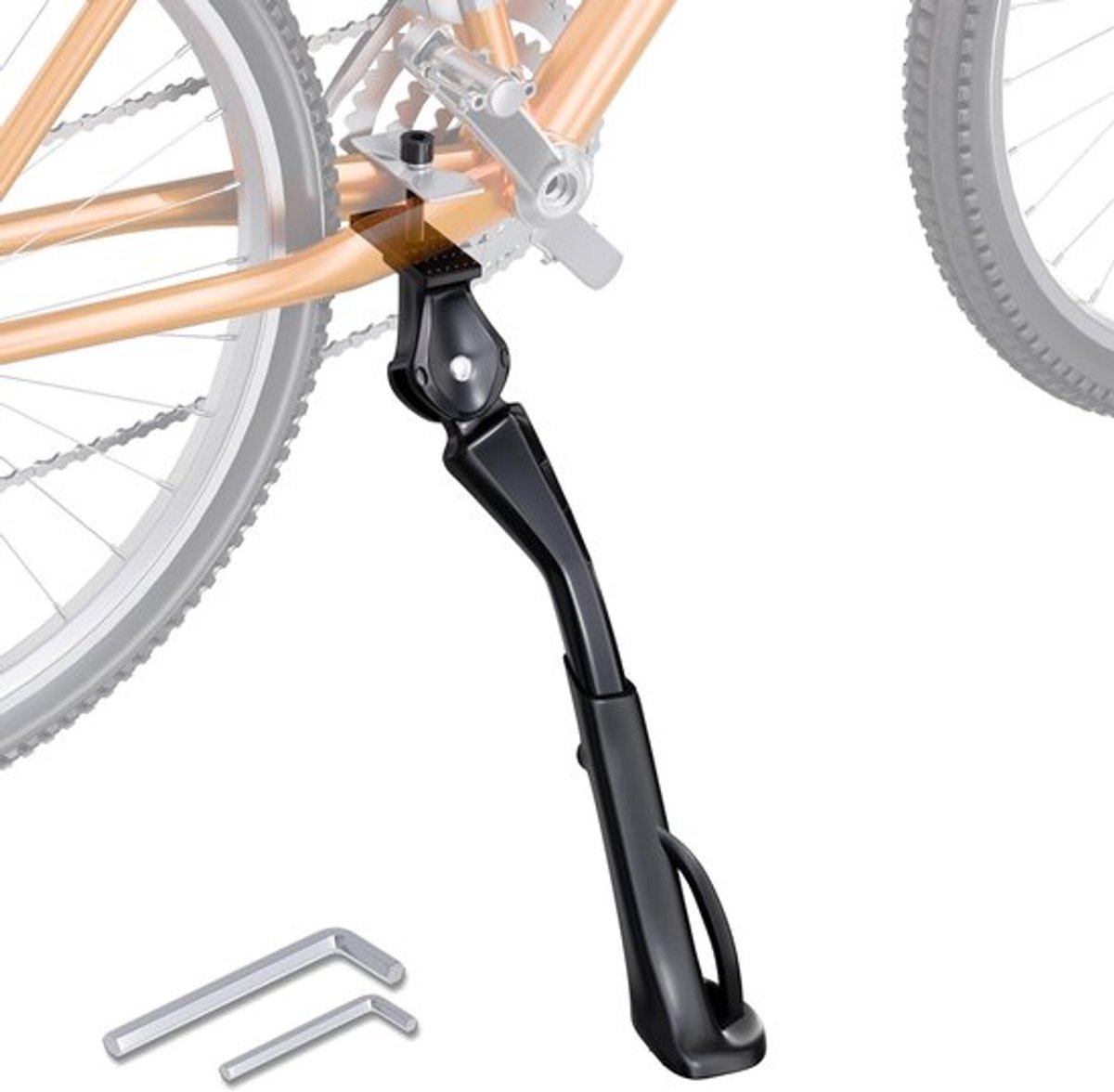 Verstelbare Fietsondersteuning voor 26-29 Inch Fietsen, Geschikt voor Mountainbikes, E-bikes en Stadsfietsen, Stevige Aluminium Constructie