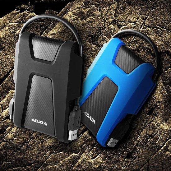 Externe Harde Schijf - Opslagmedium - Gegevens Beschermen - Militaire Bescherming - 1 TB - Blauw — afbeelding 2