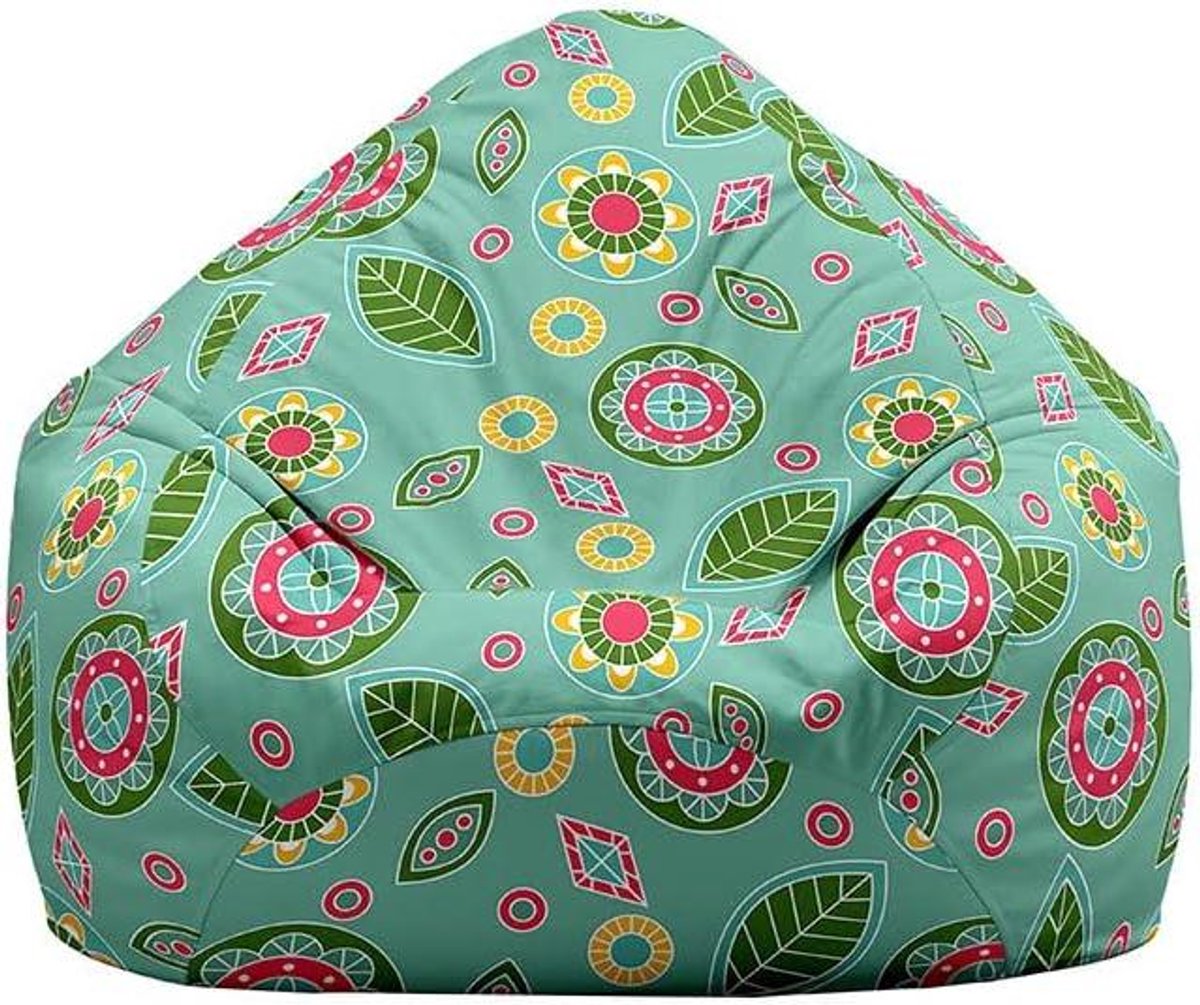 Zitzakhoes - Luie bank - Ontspannen zitten - Machinewasbaar materiaal - 70x80cm - Groen