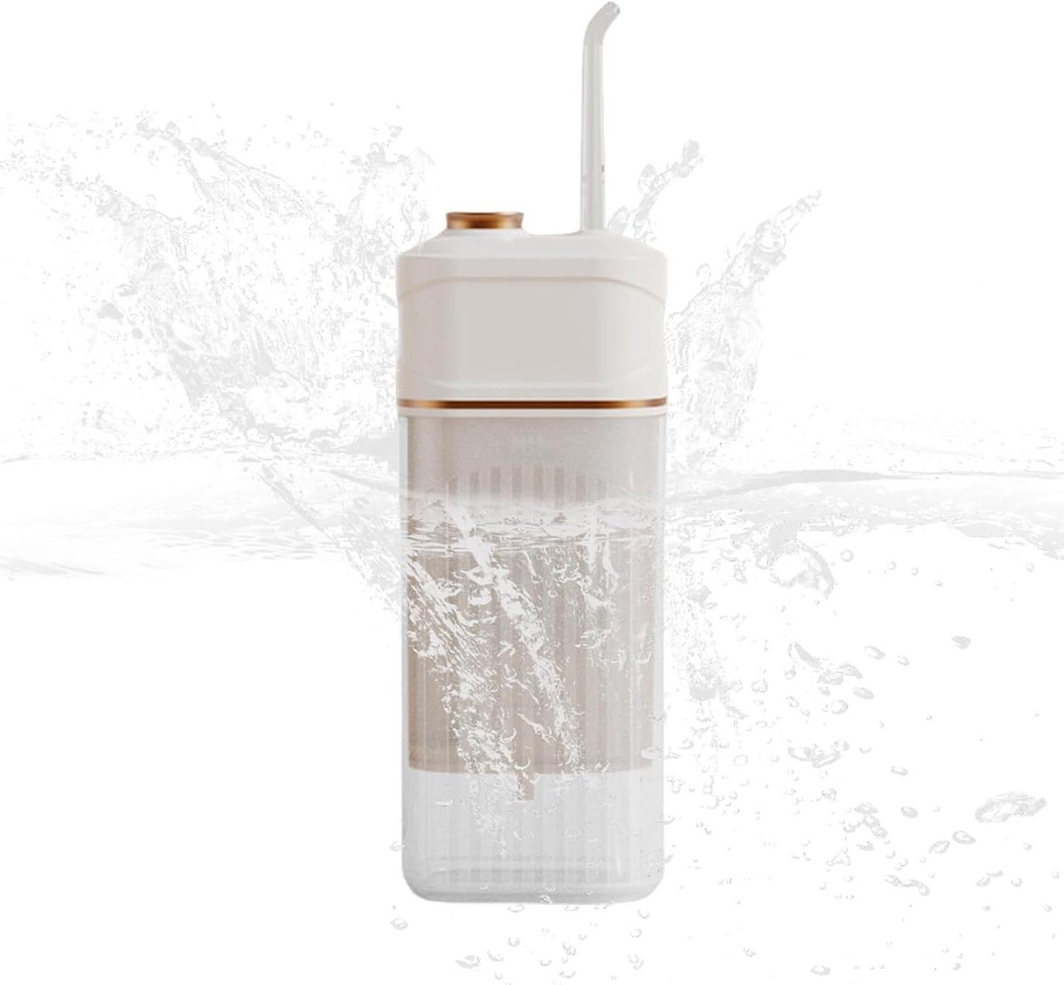 Draadloze Waterflosser - Monddouche Irrigator - Dagelijkse Mondreiniging - 3 Reinigingsmodi - 220ml Reservoir - Wit