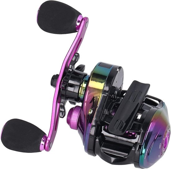 Baitcast Visreel met 12 Speed Magnetische Rem, Snelheidsverhouding 8.1:1, RVS Lager en Perfect voor Casting en Vissen — afbeelding 5