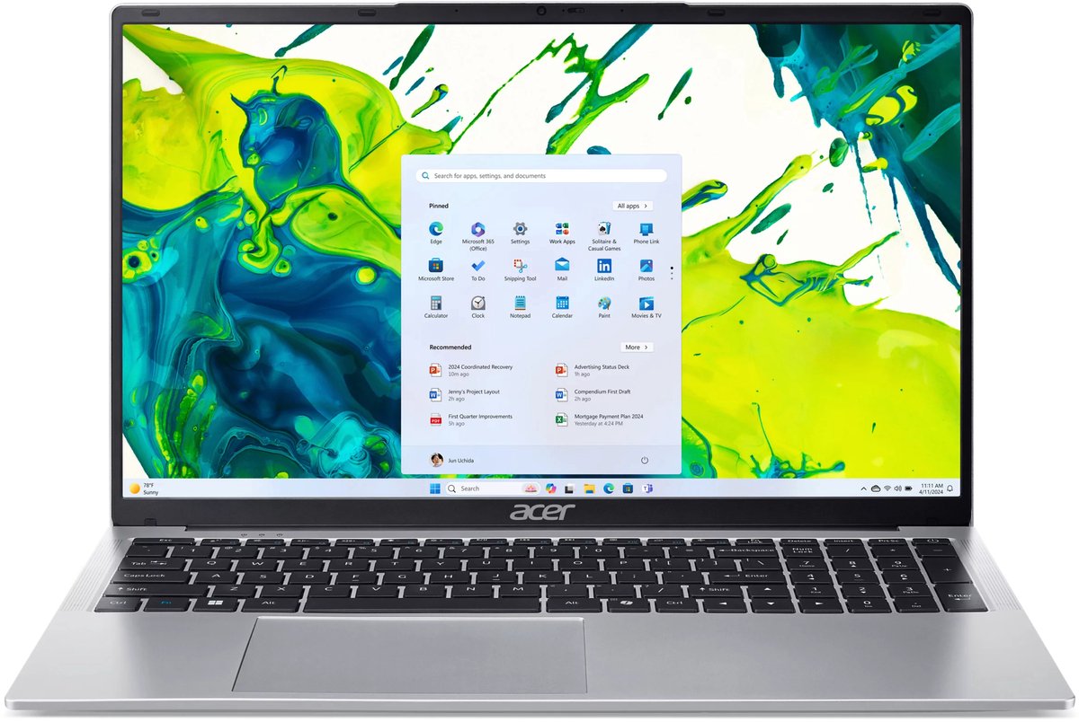 Aspire AL17-31P-301X - Laptop - 17 inch - Core 3 - 8GB - 512GB SSD -Zilver