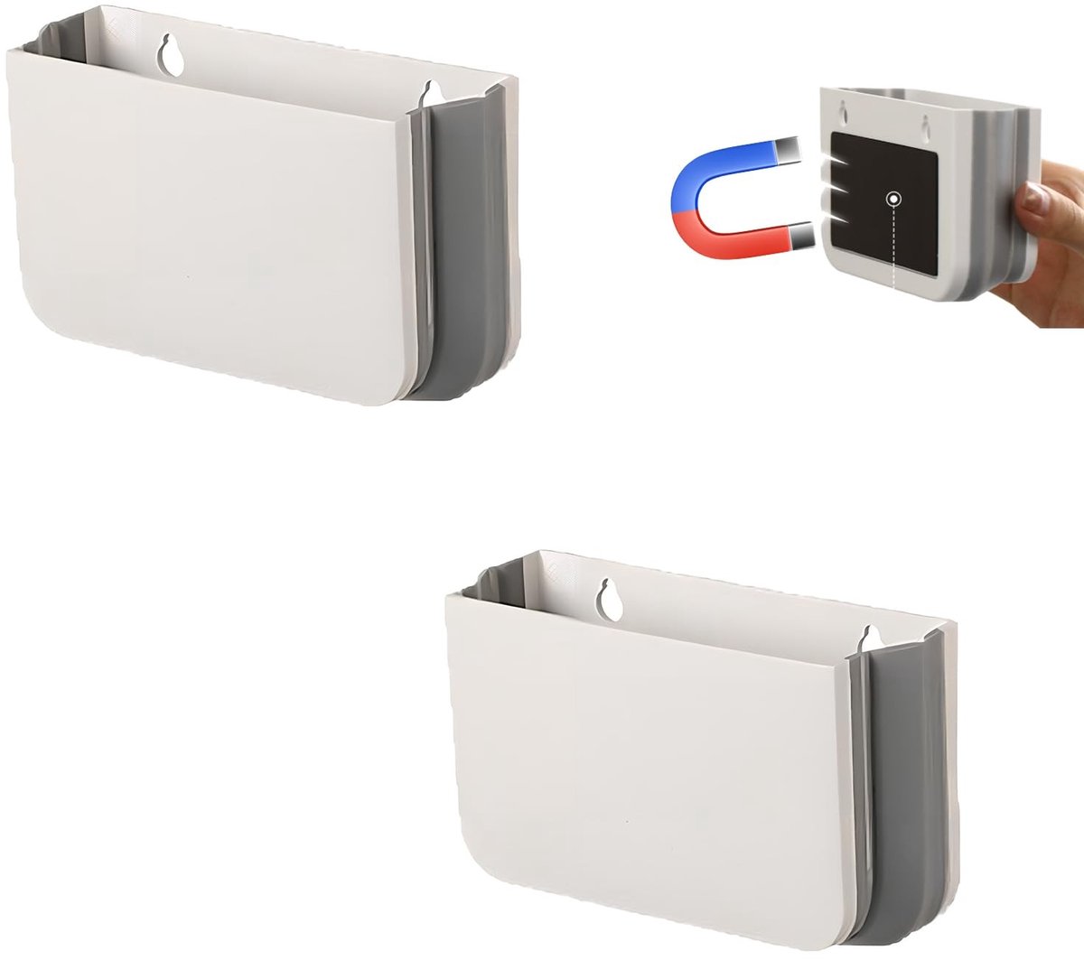 Dailygoods - Magnetische Penhouder - 2 Stuks Opvouwbare Organizer