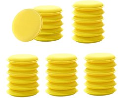 Polijstspons Set - Polyurethaan Applicator Pad Voor Auto Waxen en Polijsten - Zachte Foam Pad Voor Verflakken, Velgen en Interieur - 30 Stuks