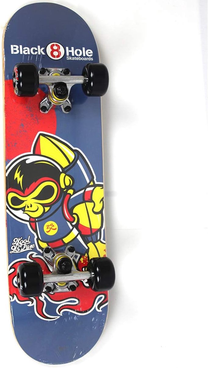 Skateboard Compleet Streetboard Buiten Spelen Double Kick Tail 61 cm