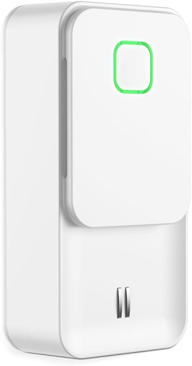 Waterniveau Sensor - Lek Detector - Huis Beveiligen - Dubbelzijdige Detectie - 90dB Alarm - Wit