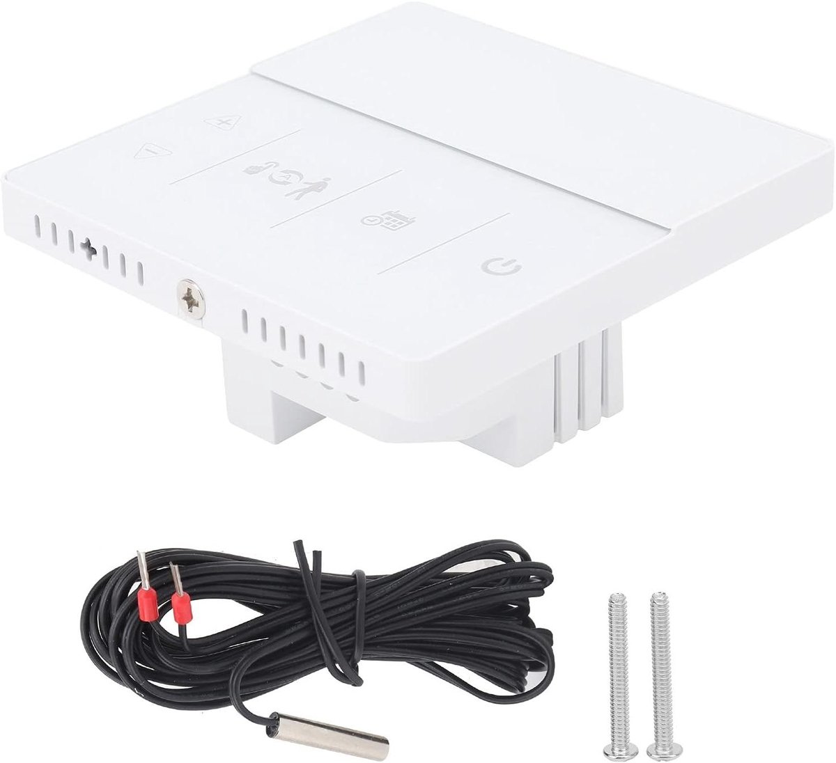Slimme Thermostaat - Temperatuurregelaar WiFi - Energie Besparen - LCD Touchscreen Bediening - AC90-240V - Wit