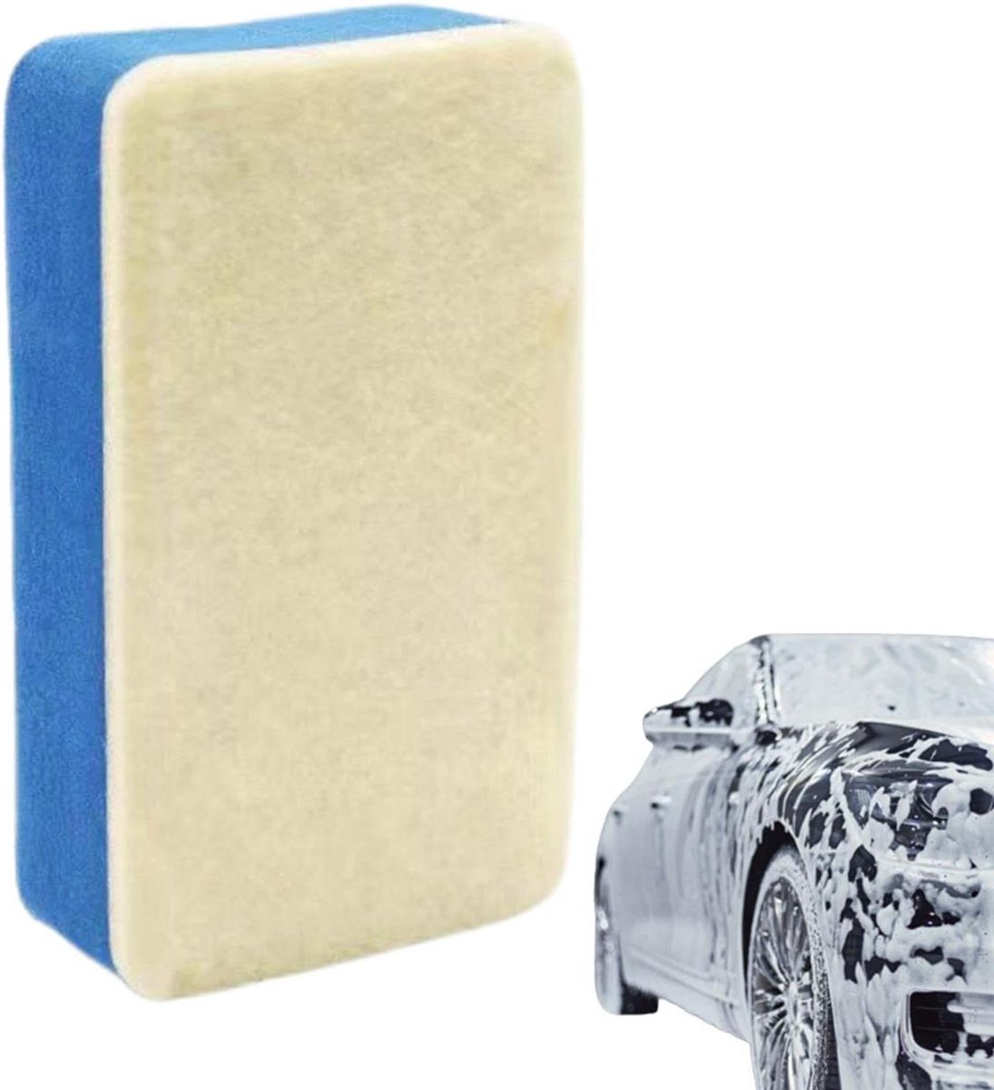 Glasolie Film Verwijderaar - Voorruit Reiniger - Veilig Rijden - Krasvrije Verzorging - 5 x 4 x 2.2 cm - Blauw