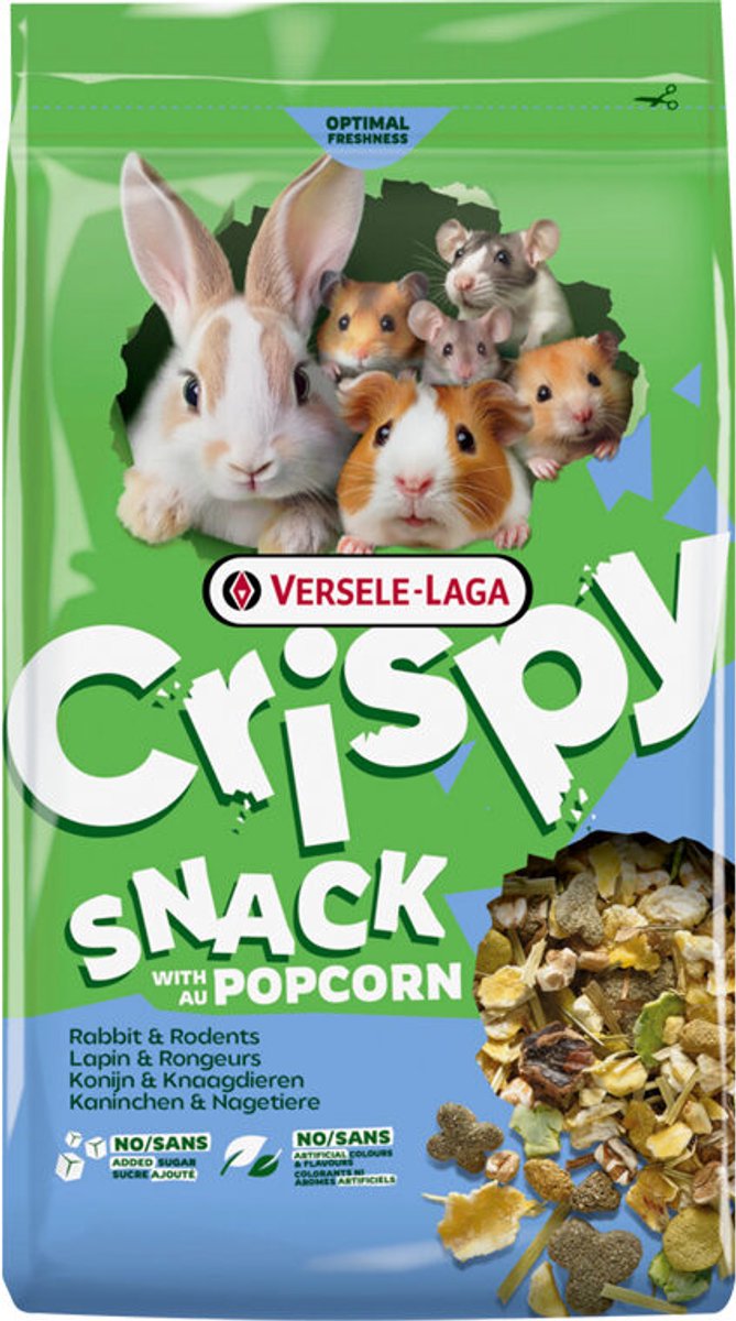 Versele-Laga Crispy Snack with Popcorn - 550 g